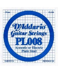 Первая струна D'Addario 008