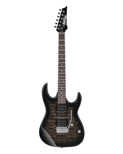 IBANEZ GRX70QA TKS electric guitar (Transparent black sunburst)
