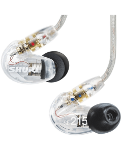 SHURE SE215-CL-EFS earphones (clear)
