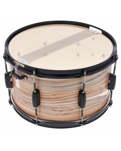 TAMA WP148BK NZW Snare Drum Woodwork 8X14 Natural Zebrawood Wrap