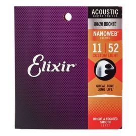 Corzi Elixir Nanoweb Custom Light Acoustic 11/52