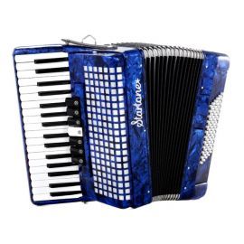 Acordeon Startone Piano Accordion 72 Blue