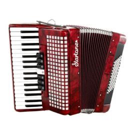 Acordeon Startone Piano Accordion 72 Red