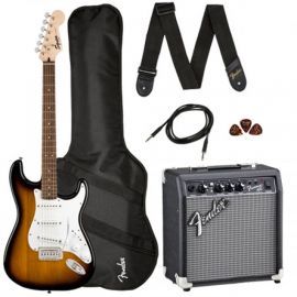 Squier Sonic Stratocaster Pack 2-Color Sunburst