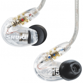 SHURE SE215-CL-EFS earphones (clear)
