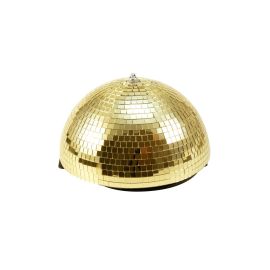 EUROLITE Half Mirror Ball 30cm gold + motor