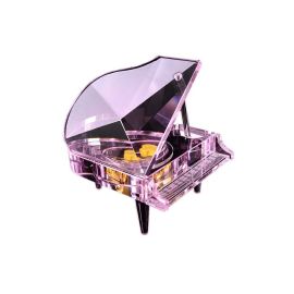 Crystal Piano musicbox pink