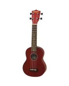 Ukulele soprano MKU-1 See-through Red by Aria