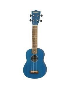 Ukulele soprano MKU-1 See-through Blue by Aria